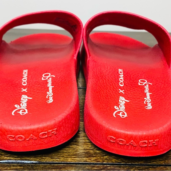 NWT Authentic Coach Disney Slides Walt Disney 50th Anniversary - Picture 3 of 9